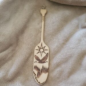 Handcrafted Wooden Paddle Wall Art